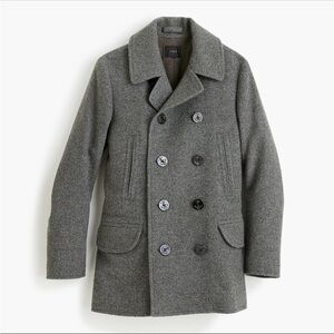 J Crew Dock Peacoat with Thinsulate Lining